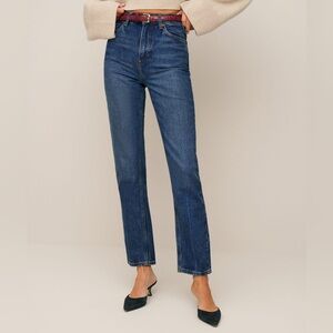 Reformation Liza Ultra High Rise Straight Jeans - size 25